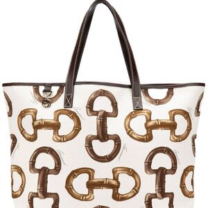 Gucci, Brown and Gold Designer Tote Bag
